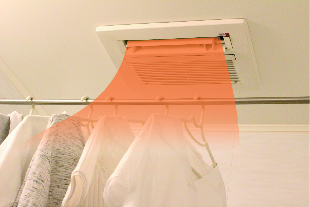 花粉も黄砂も怖くない！浴室乾燥機でスマート乾燥 | 松坂屋建材株式 